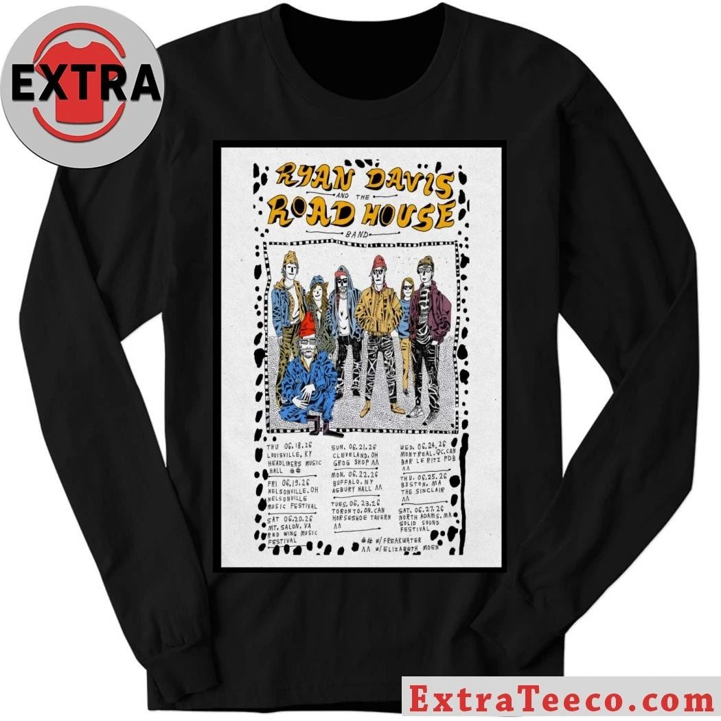 Ryan Davis And The Roadhouse Band 2026 US Shows Poster Shirt