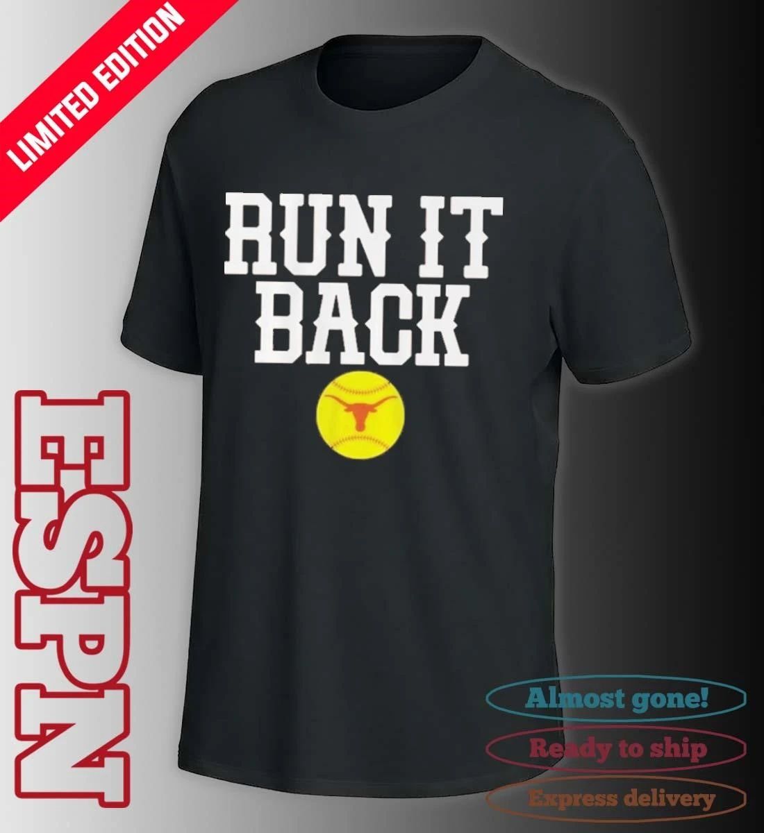 Texas Longhorns Run It Back Softball Shirt