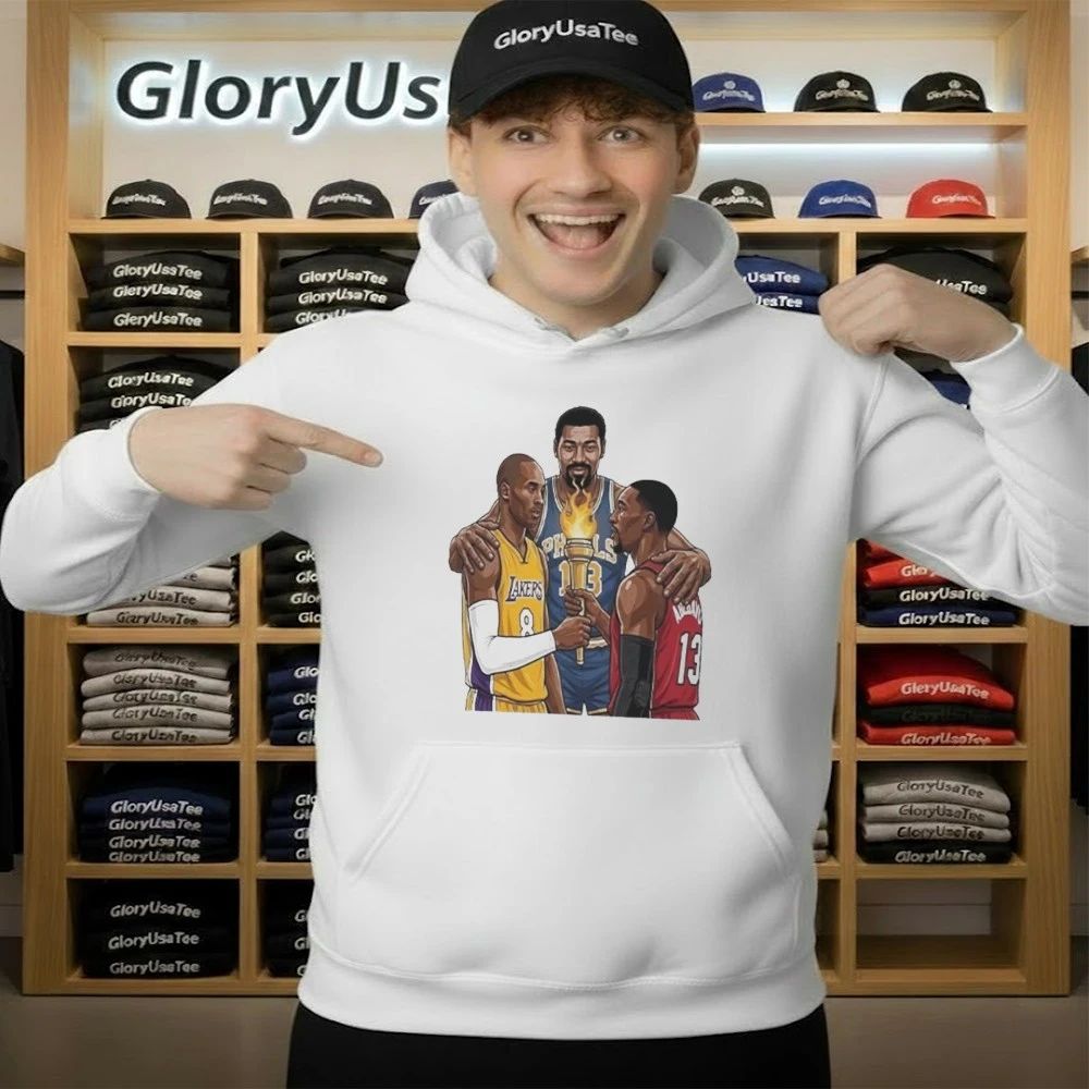 Kobe Bryant Passing The Torch To Bam Adebayo Nba Shirt
