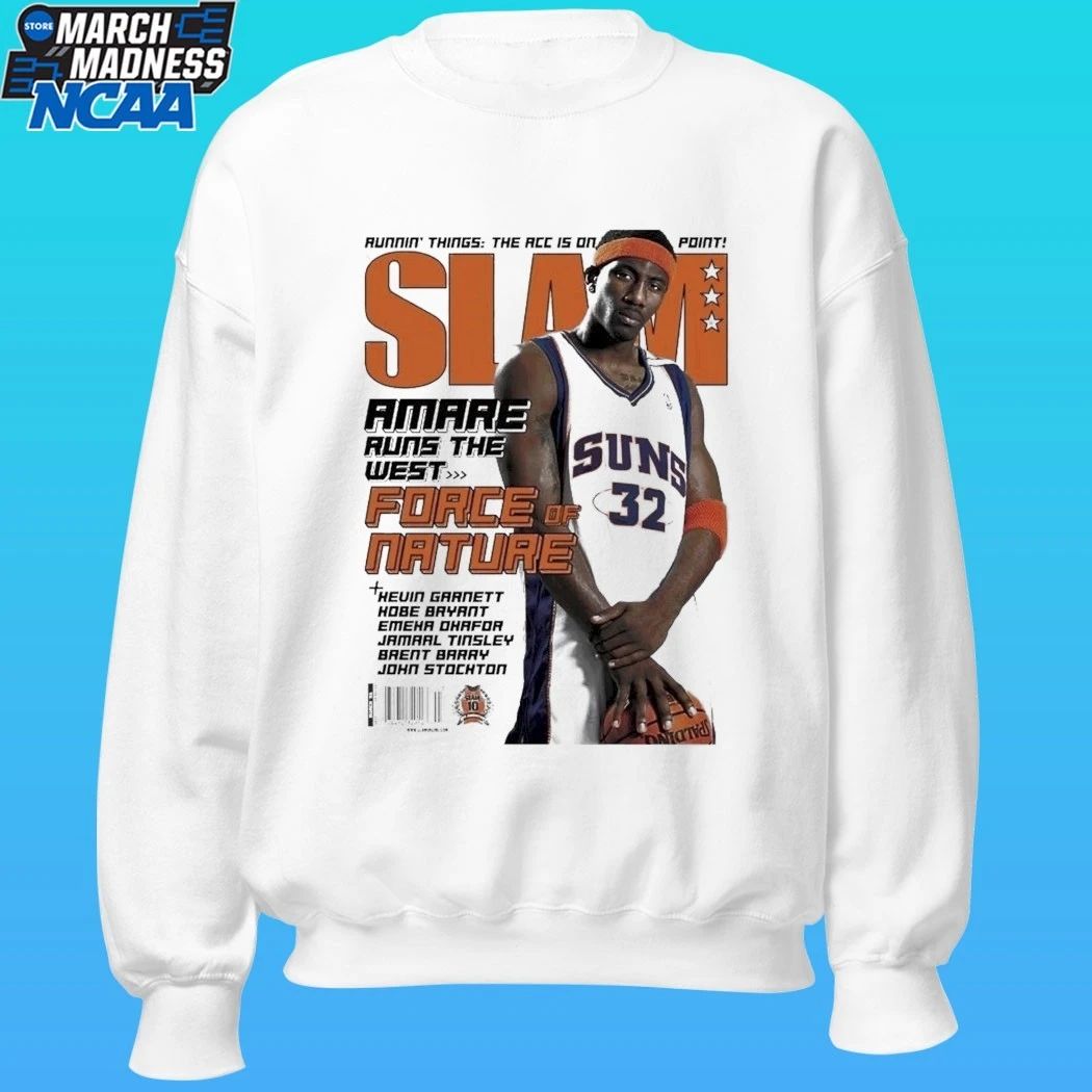 Slam Magazine Amare Runs The West Force Of Nature 2026 Shirt