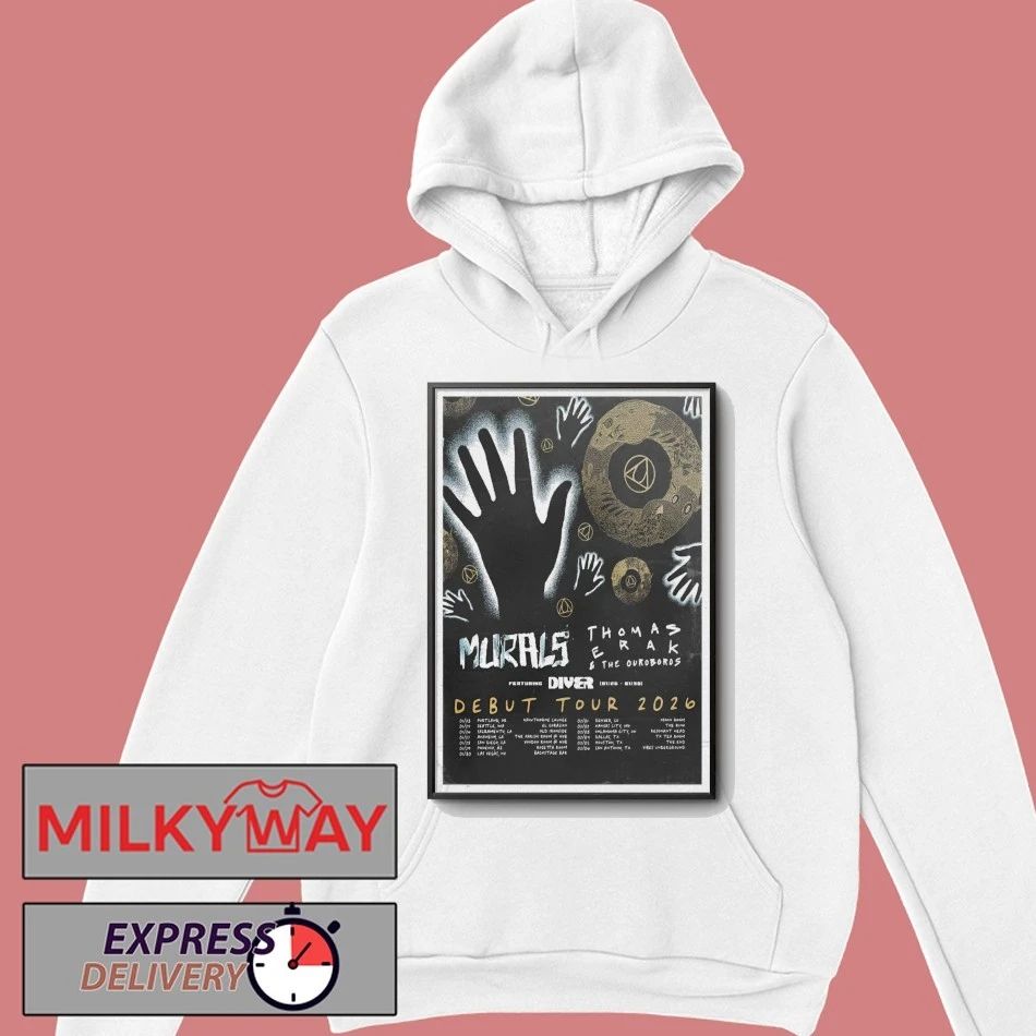 Murals Debut Tour 26 Poster shirt