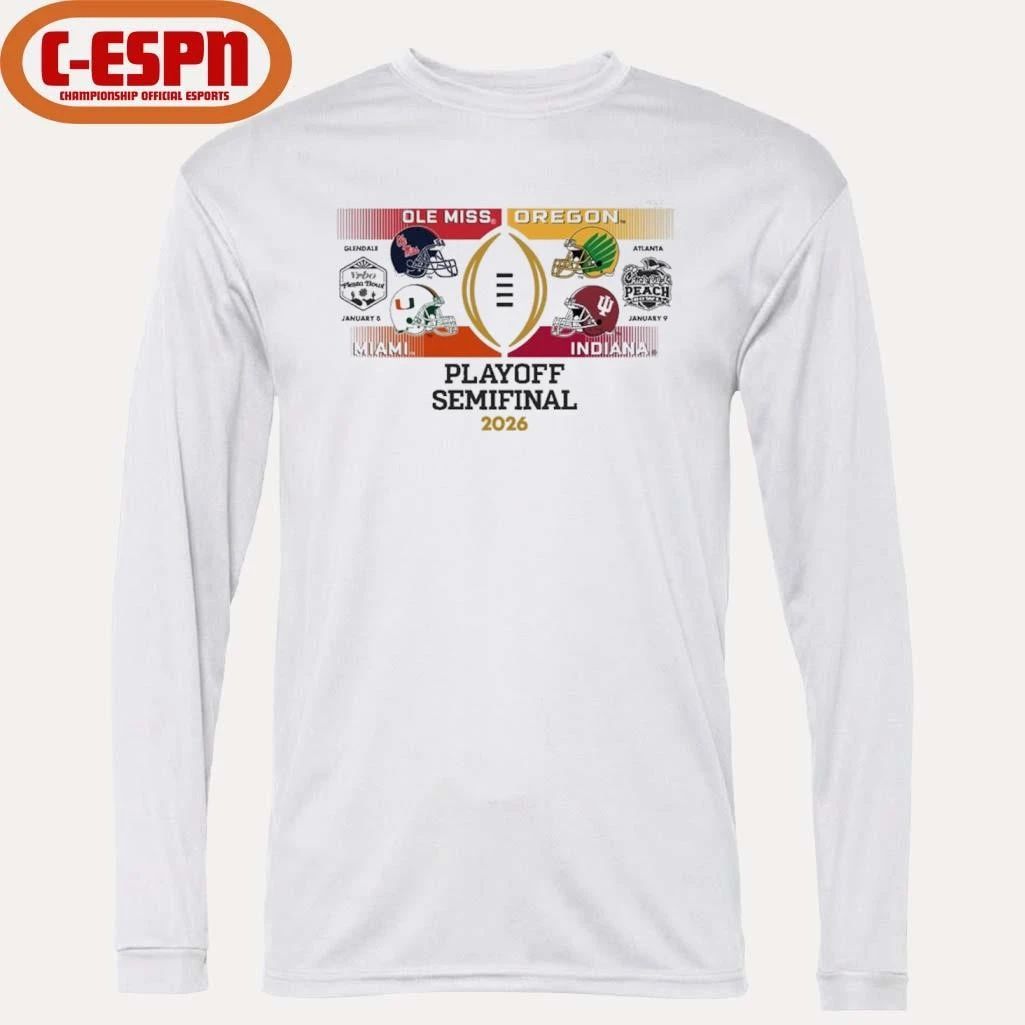 CFP Semifinal Four Team Bracket Shirt
