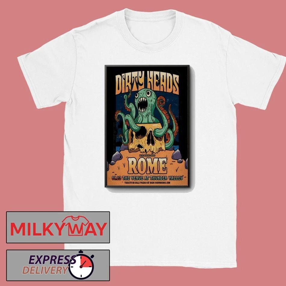 Dirty Heads Jan 23 2026 Venue at Thunder Valley Casino Resort Show Poster shirt