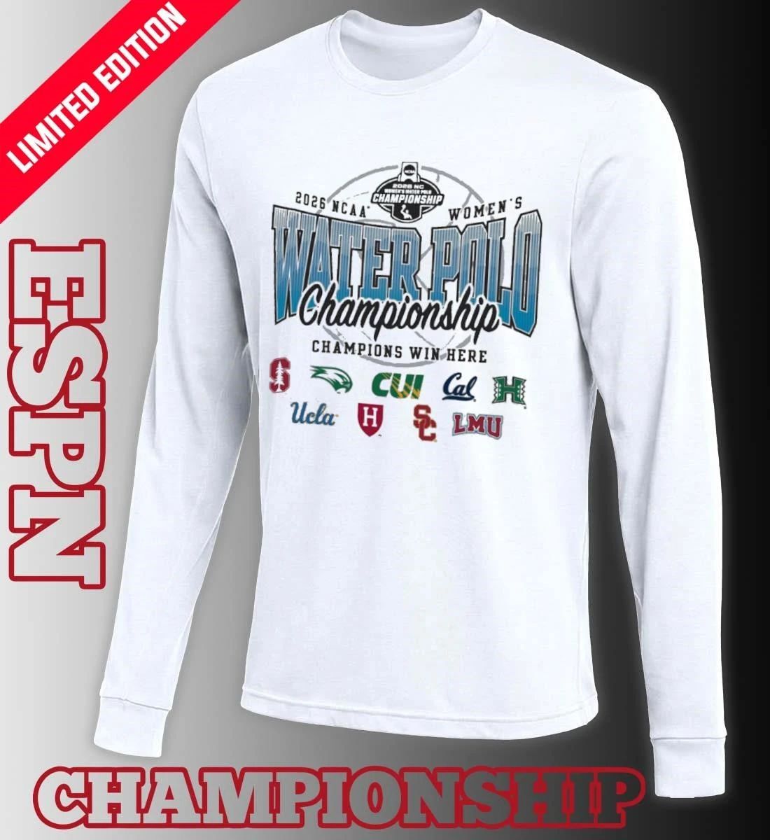 2026 NCAA Women’s Water Polo Championship 9 Teams T-Shirt