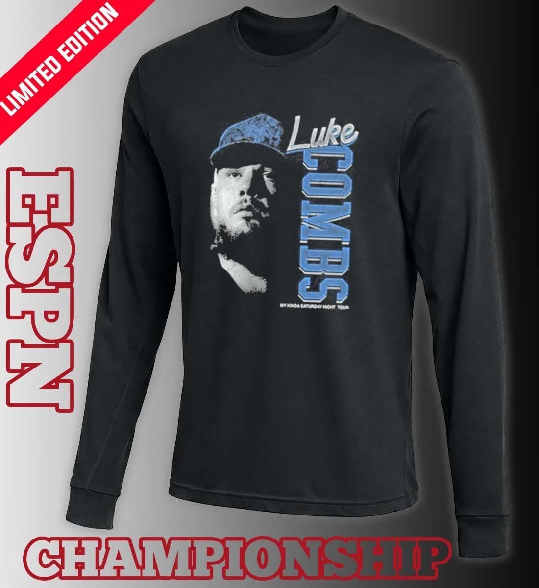 Luke Combs My Kinda Saturday Night Vintage Photo Tour Shirt