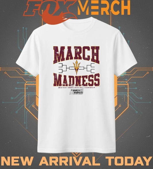 Arizona State Sun Devils 2026 March Madness NCAA Women’s Basketball Championship t-shirt