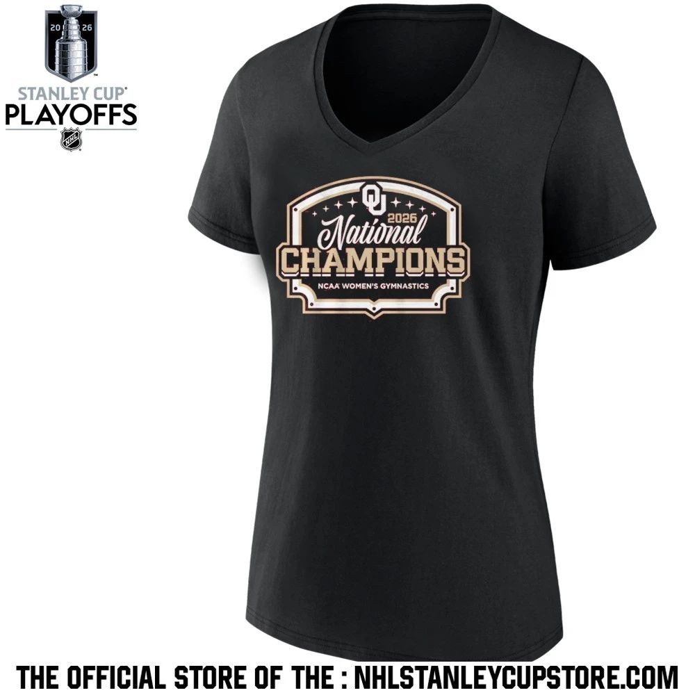 Oklahoma Women’s Gymnastics 2026 National Champions Logo Shirt
