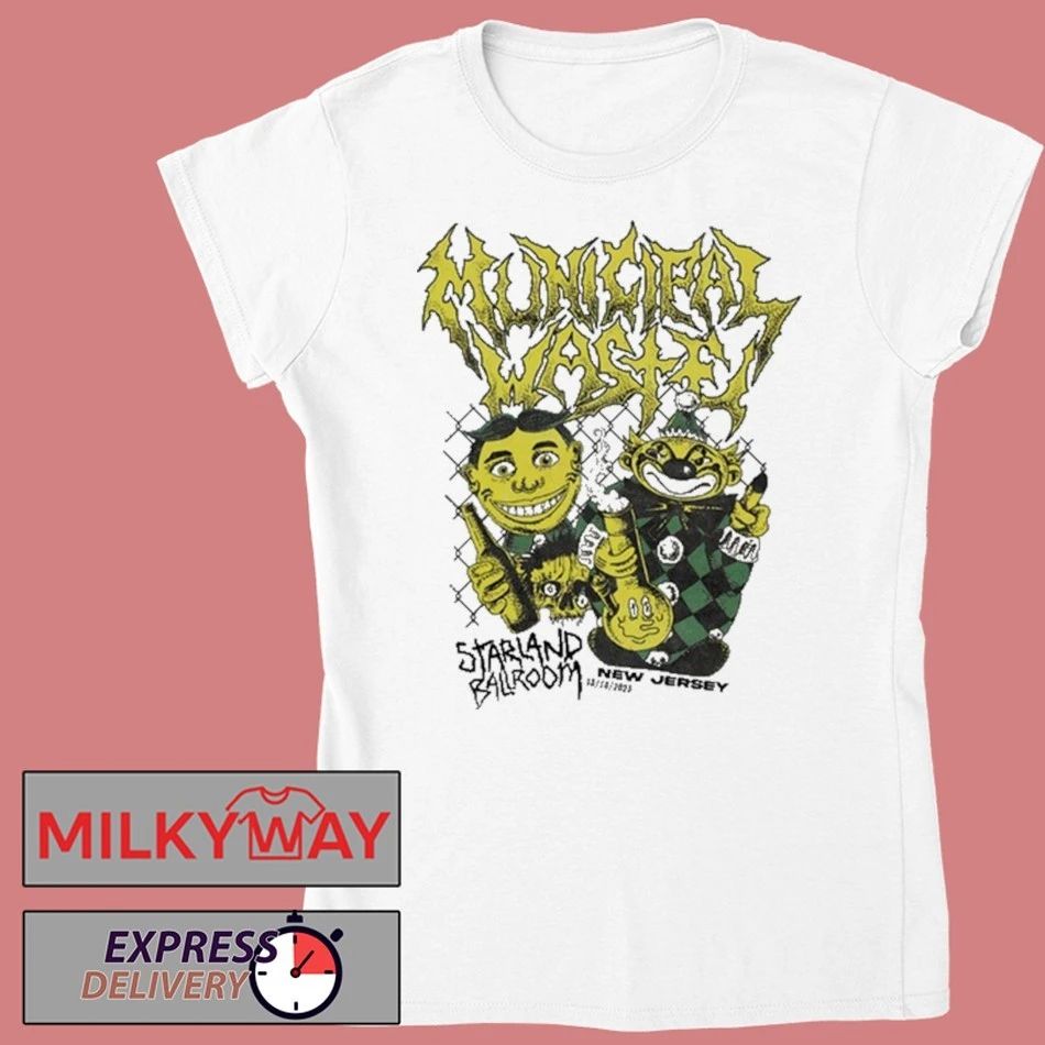 Municipal Waste Concert At Starland Ballroom On October 18 2025 Shirt