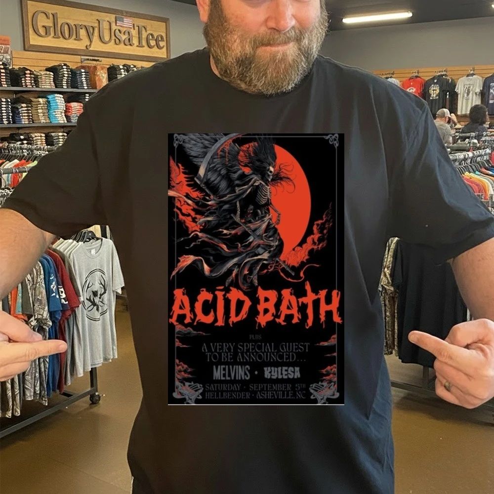 Acid bath Sept 5 2026 Asheville, NC Poster Shirt