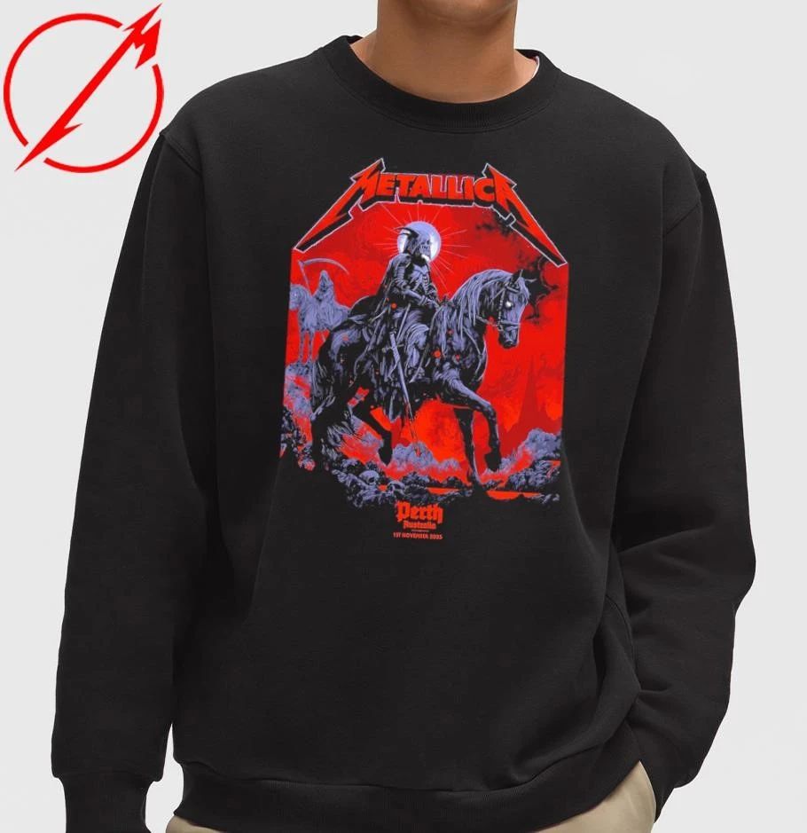 Metallica World Tour M72 Perth Pop Up Shop At Optus Stadium On Saturday November 1st 2025 T-Shirt