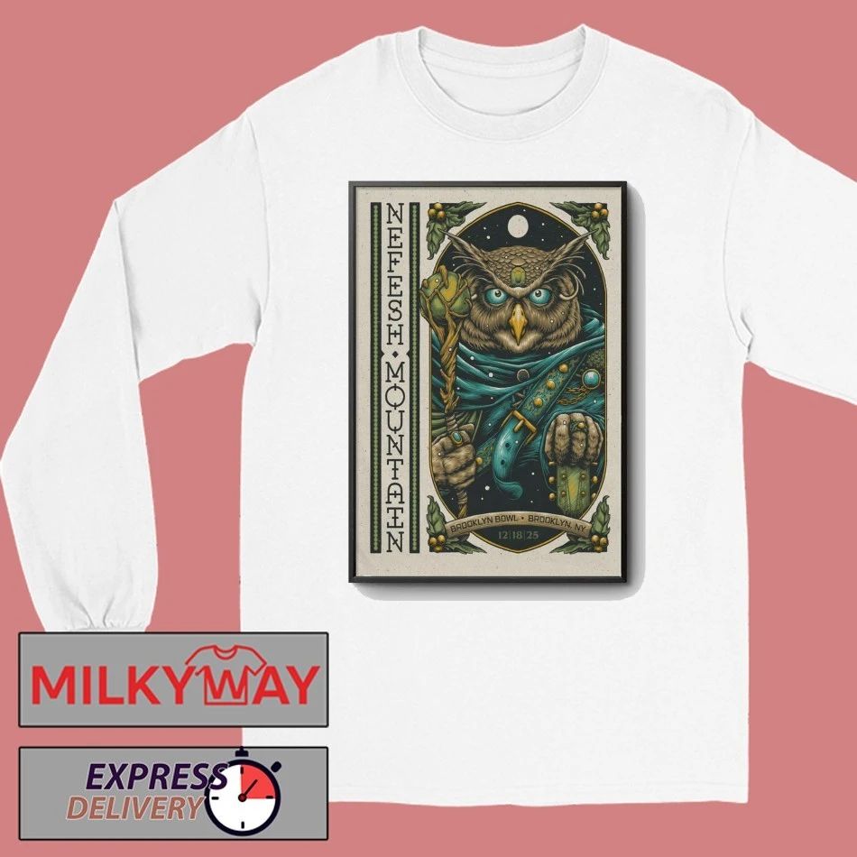 Nefesh Mountain 12.18.2025 Brooklyn NY Poster shirt