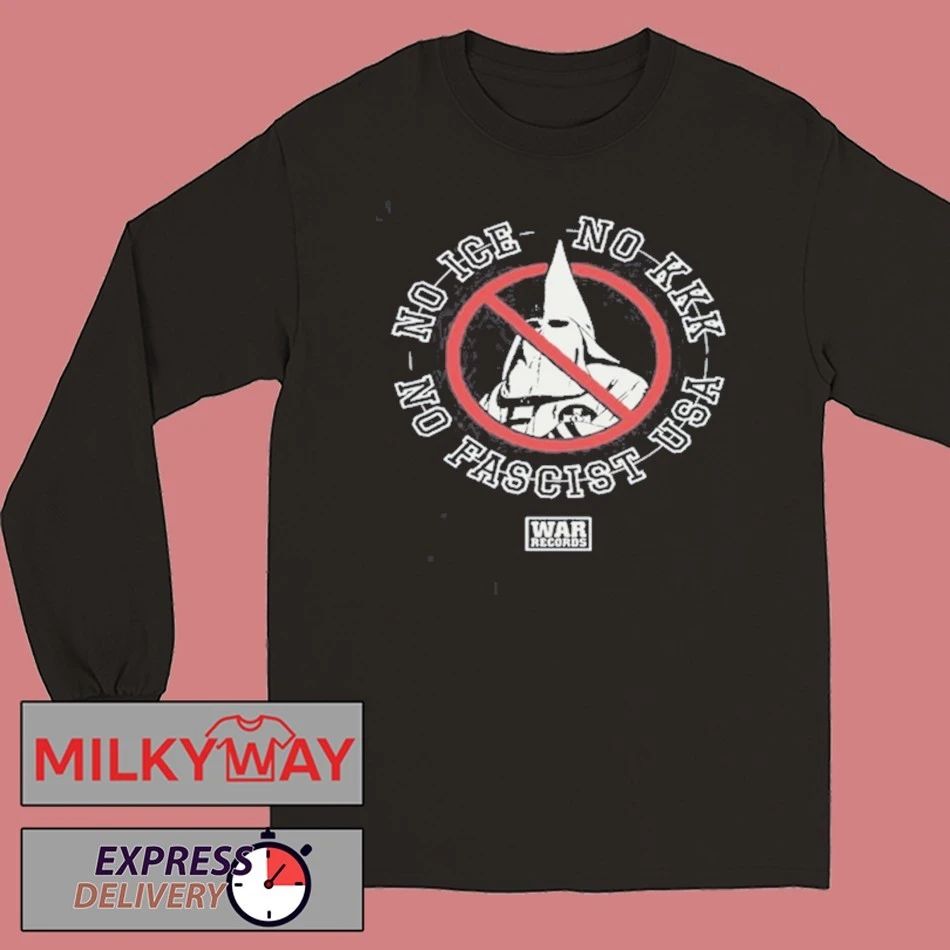WAR Records No Ice Benefit shirt
