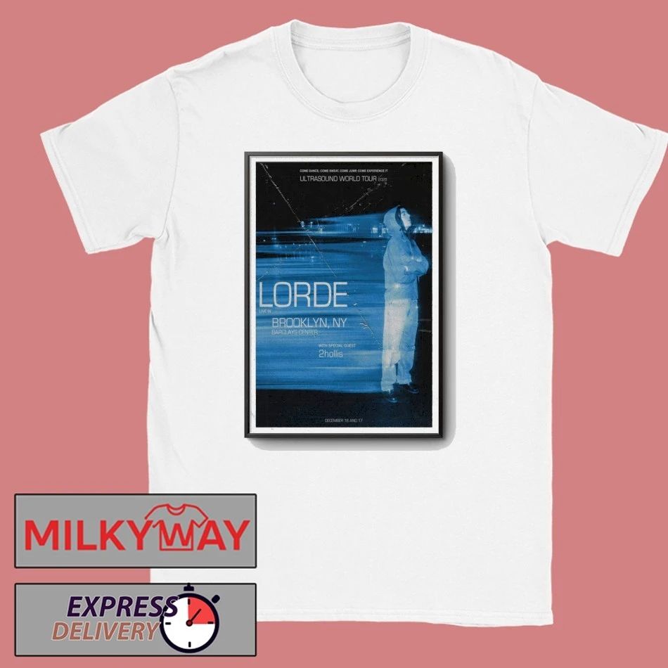LORDE Poster Dec 16 and 17 2025 Brooklyn shirt