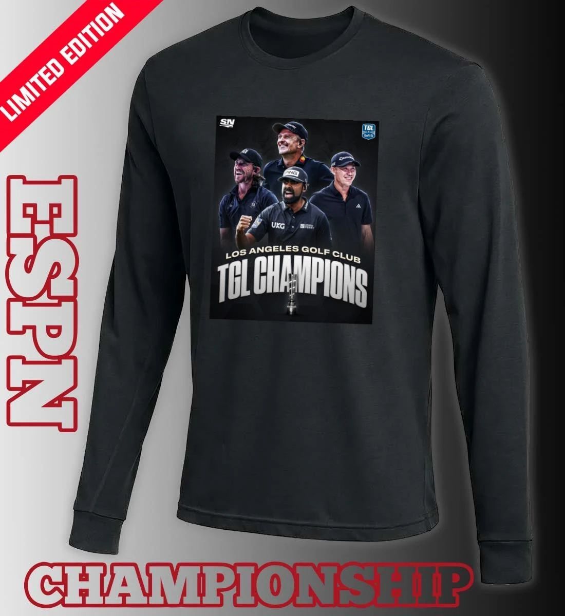 Los Angeles Golf Club TGL Champions Poster T-Shirt