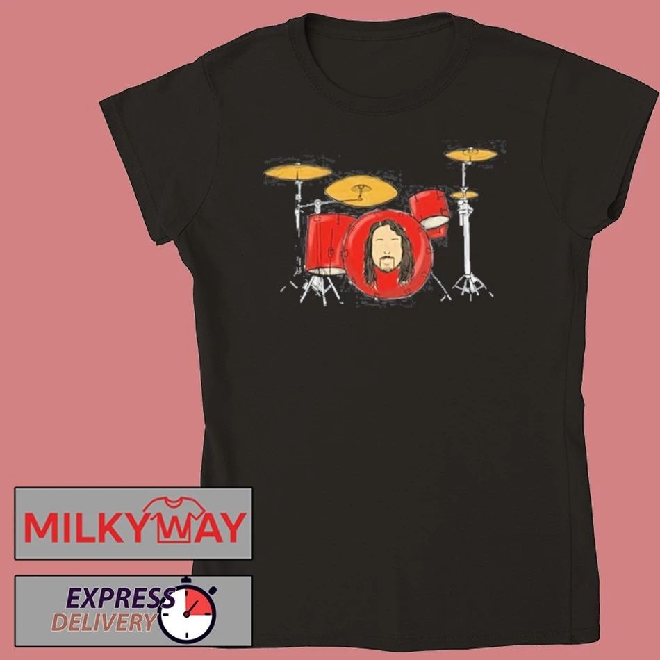Musical Geniuses Dave Grohl Drummer Boy Shirt