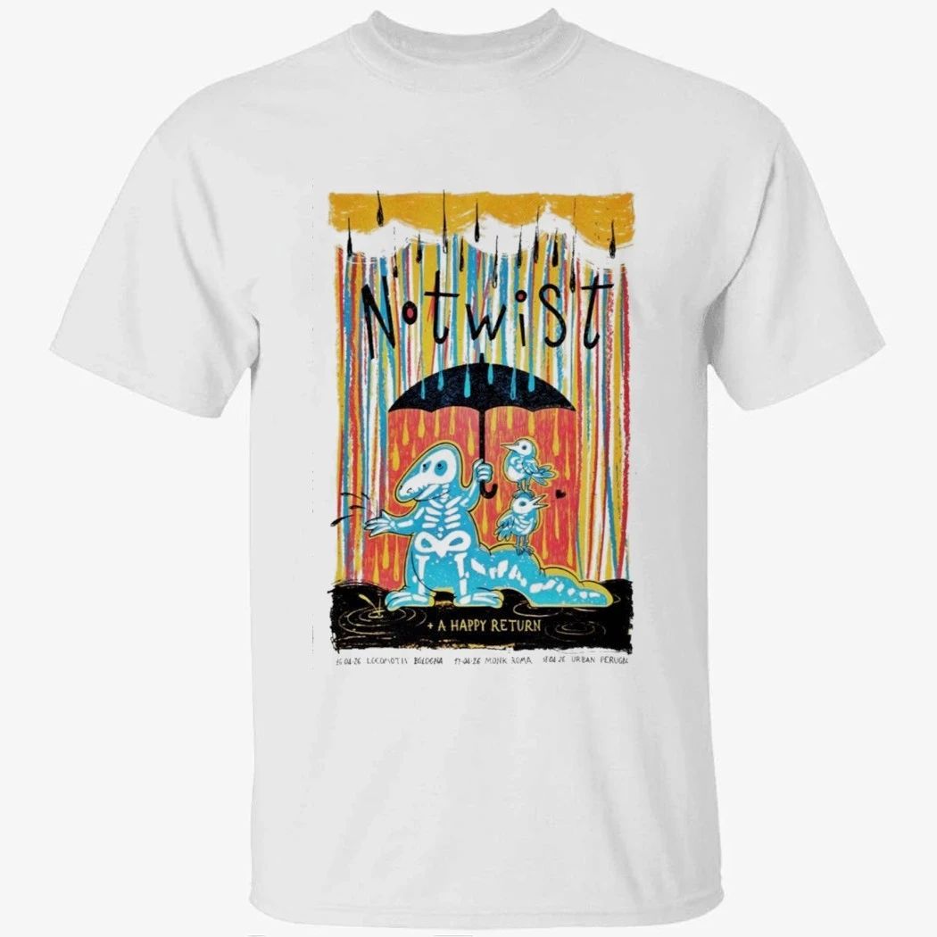 Notwist Italy April 2026 Tour Poster Shirt