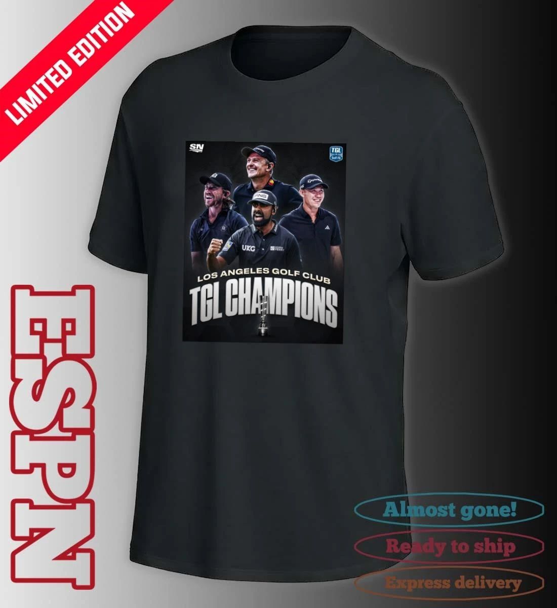 Los Angeles Golf Club TGL Champions Poster T-Shirt