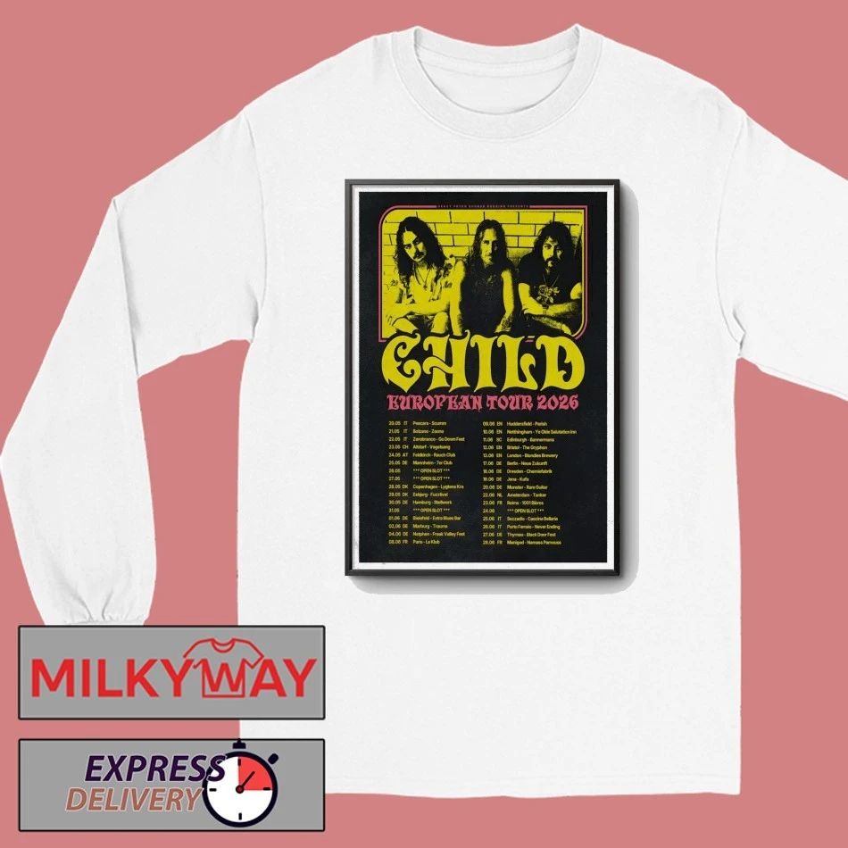 CHILD EU Tour 2026 Poster shirt