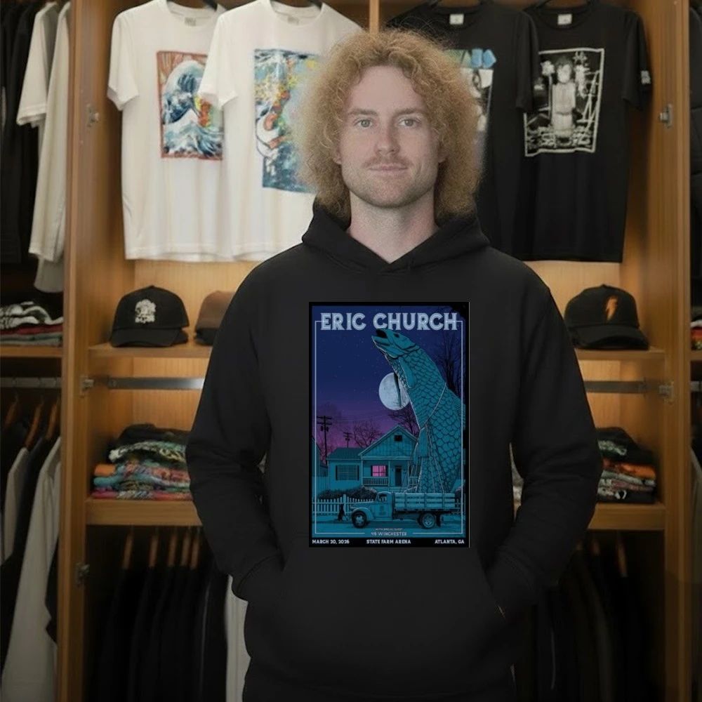 Eric Church March 20 2026 Atlanta, GA Poster Shirt