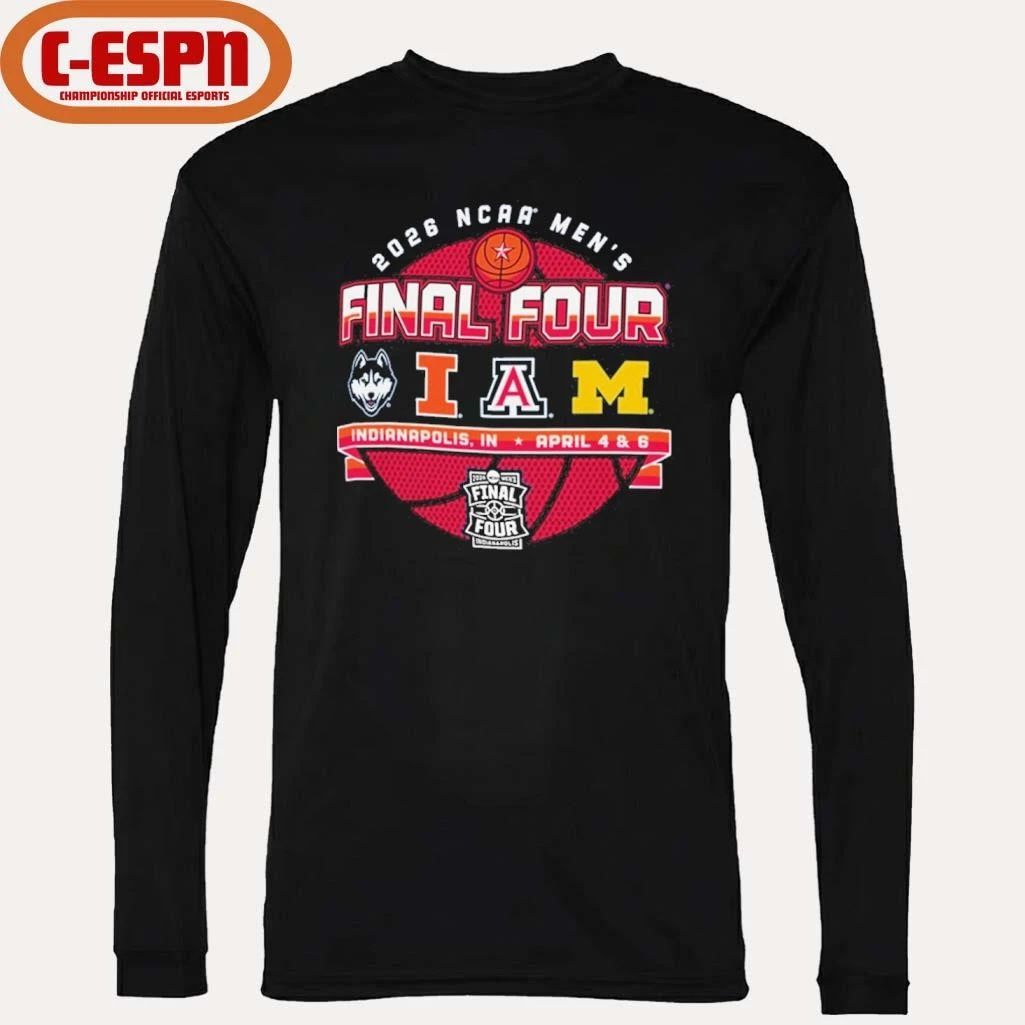 Arizona Wildcats Men’s Basketball 2026 Final Four Team T-Shirt