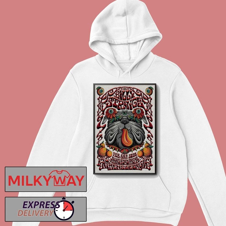 Billy Strings Athens GA February 6-7 2026 Poster shirt