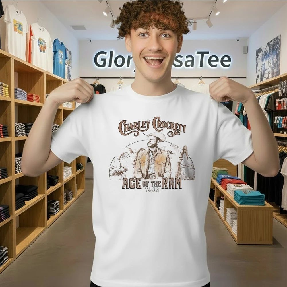 Charley Crockett Age Of The Ram Tour 2026 Schedule Tour Shirt