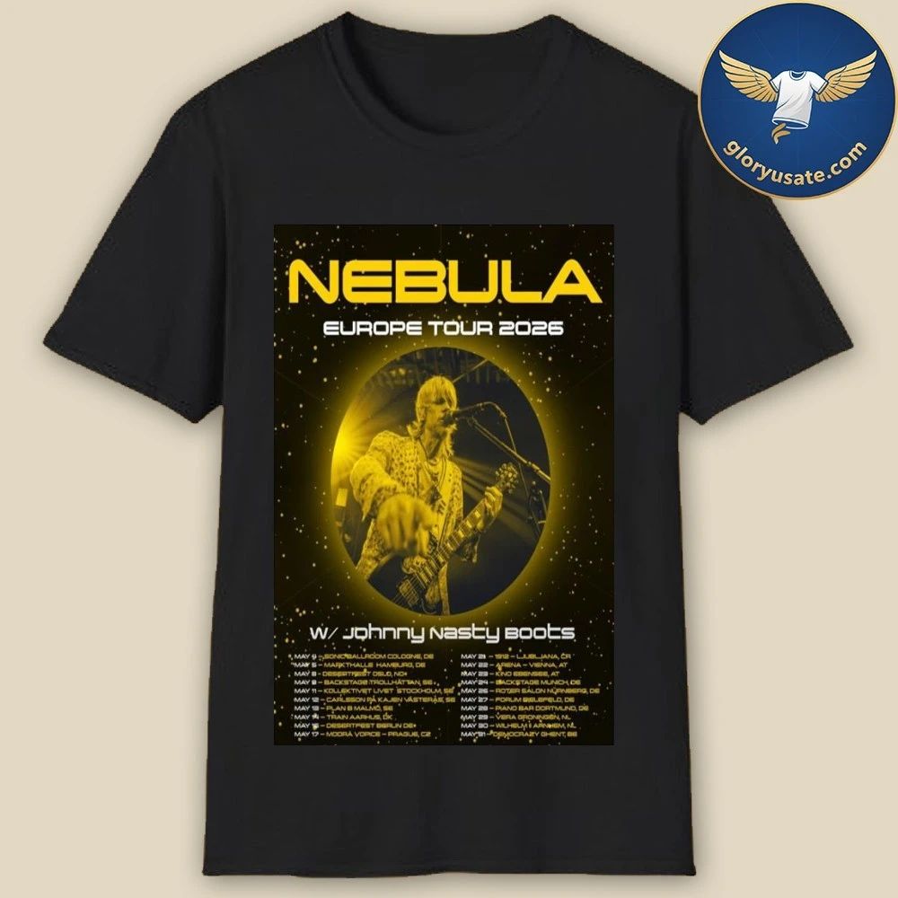 Nebula Europe Tour 2026 Poster Shirt