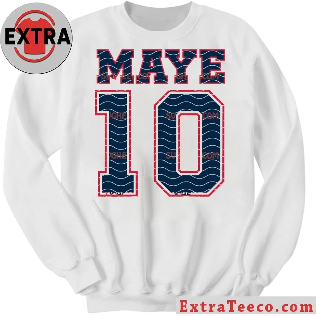 Maye 10 Drake Maye Jersey Letter Number 10 Shirt