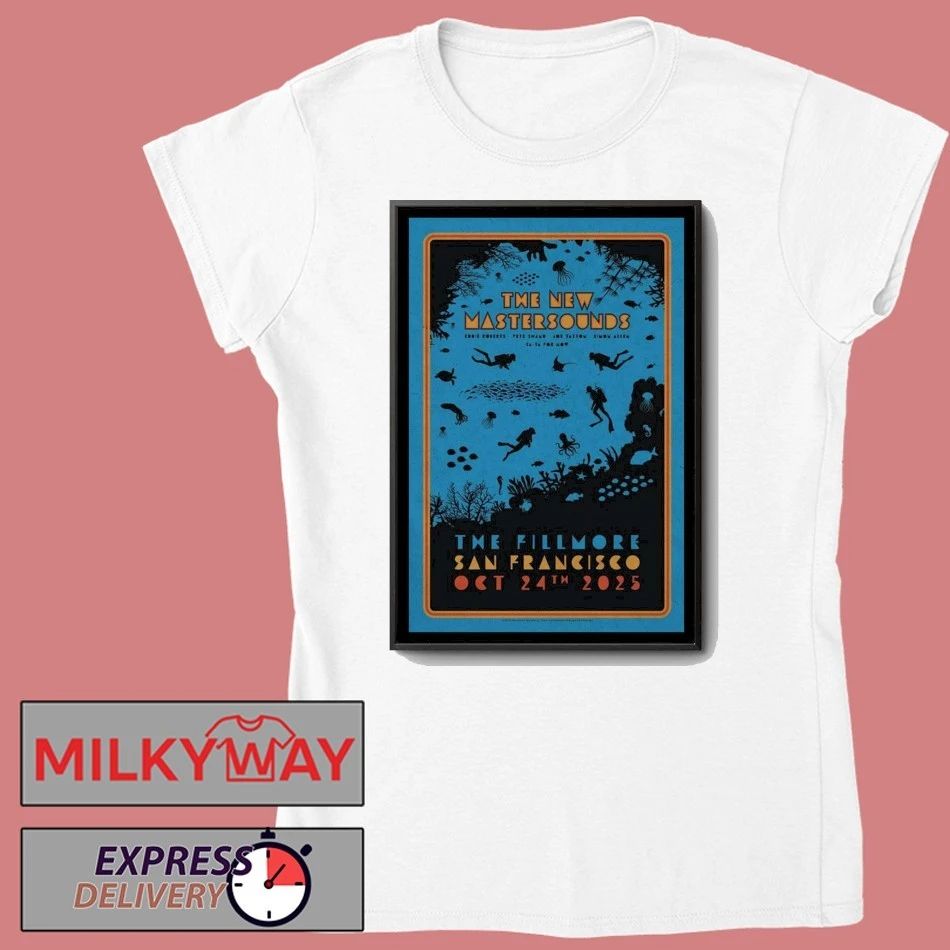 The New Mastersounds San Francisco Oct 24 2025 Poster shirt