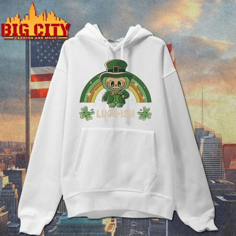 Labubu Luckish st patrick day T-shirt