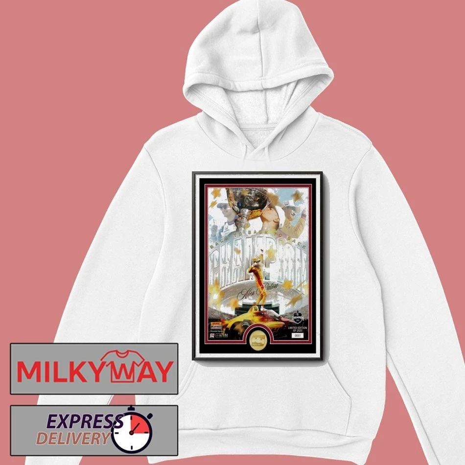 2025 NTT Indycar Champion Alex Palou Winner Poster shirt