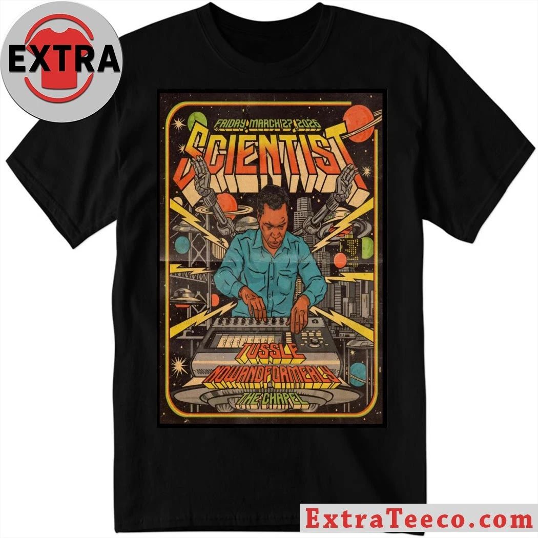 Original SCiENTiST The Chapel In San Francisco CA Mar 27 2026 Poster Shirt