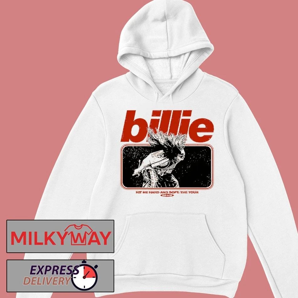 Billie Eilish Live In 3D Hair Whip Mustard shirt