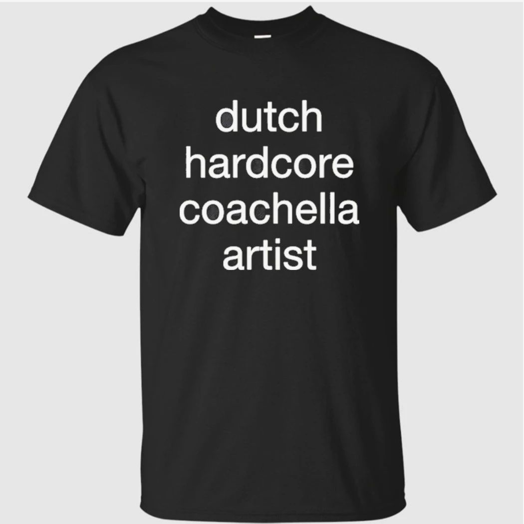 Joost Klein Dutch Hardcore Coachella Artist 2026 Shirt