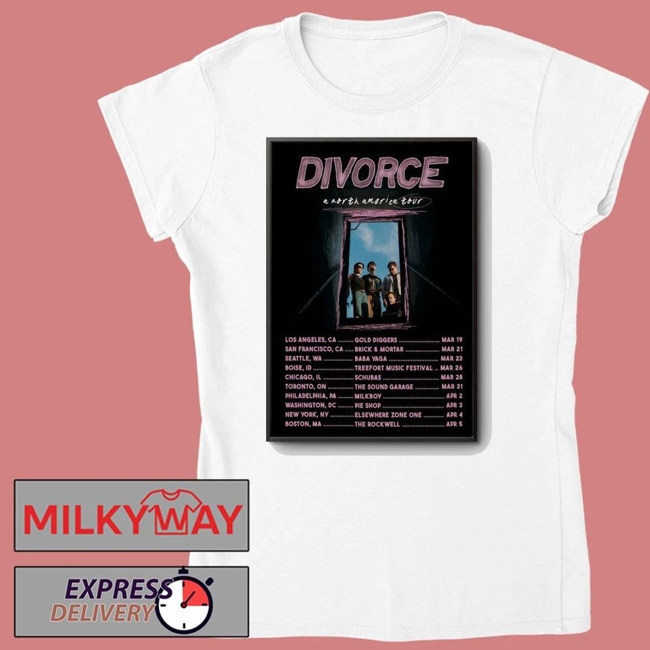 Divorce A North America Tour 2026 Poster shirt