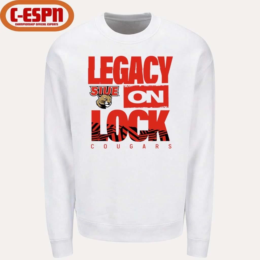 SIUE Cougars Basketball Legacy On Lock Bench Shirt