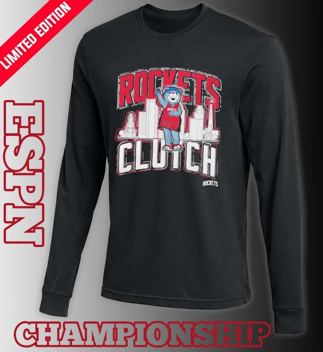 Houston Rockets Mascot City Elementized T-Shirt