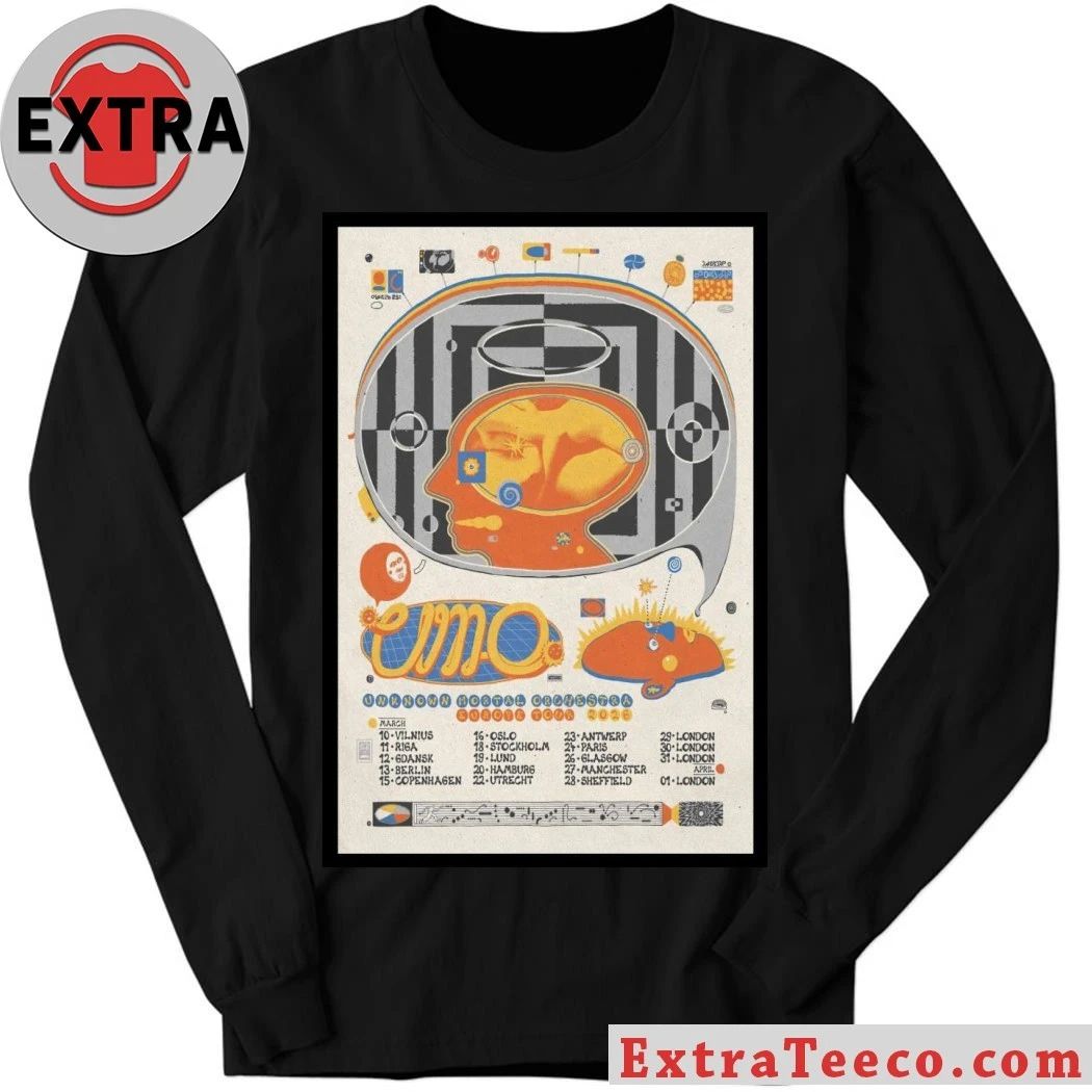 Unknown Mortal Orchestra European Tour 2026 Poster Shirt
