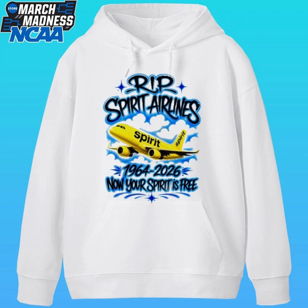 Rip Spirit Airlines 1964 2026 Now Your Spirit Is Here Shirt