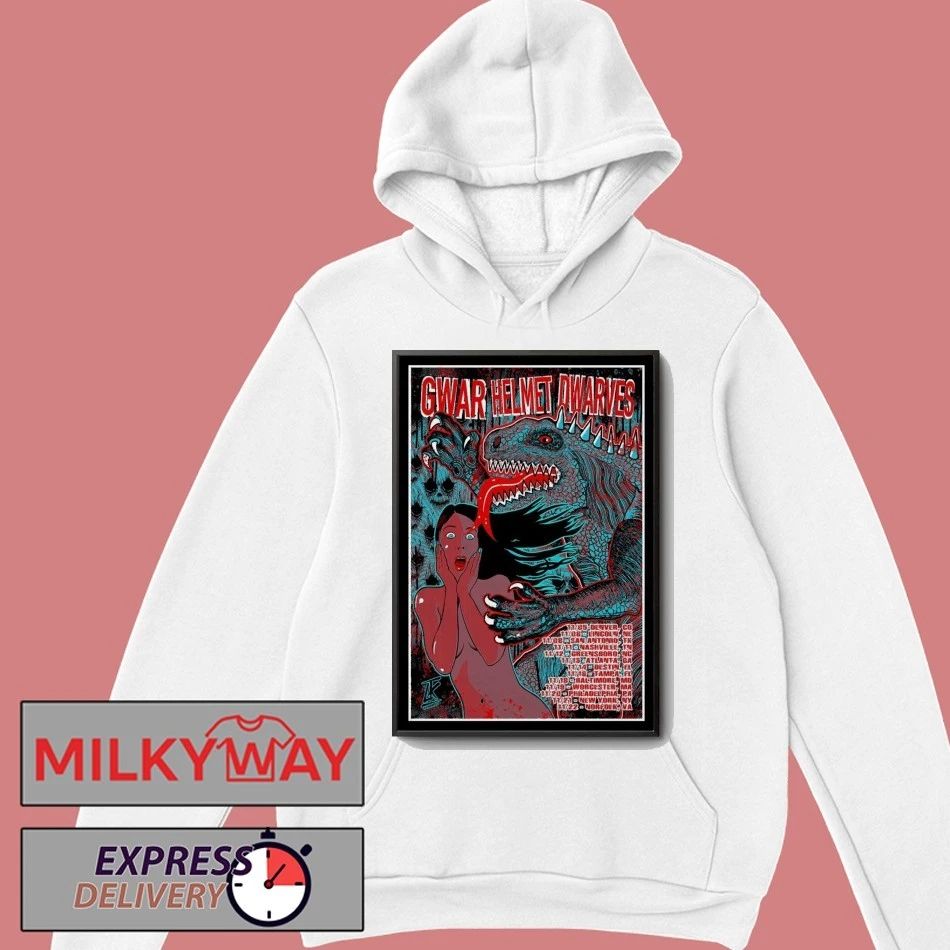 GWAR, Helmet and Dwarves November 2025 Poster shirt