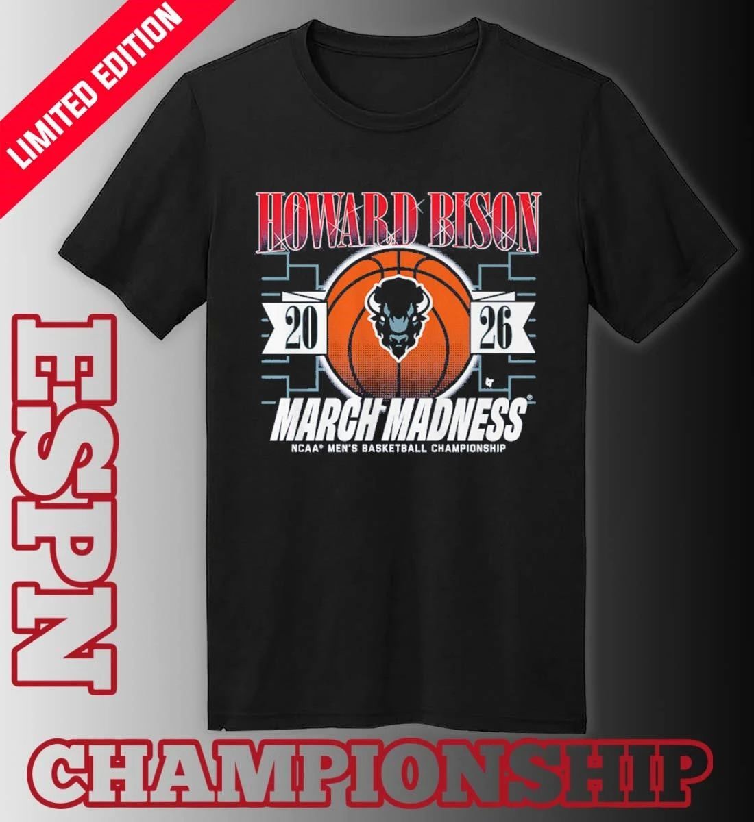 Howard Bison Men’s Basketball March Madness NCAA Tournament Shirt