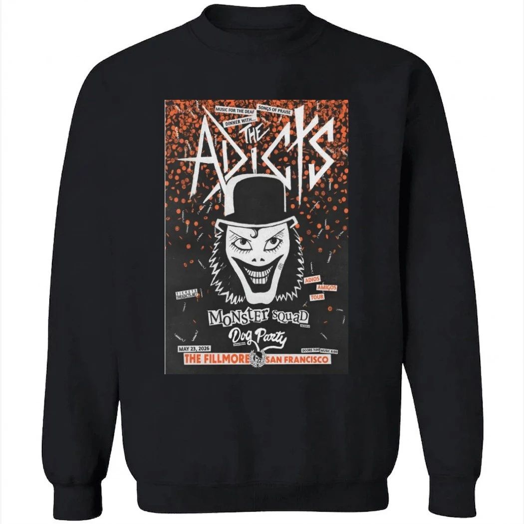 The Adicts 5-23-2026 San Francisco CA Shirt