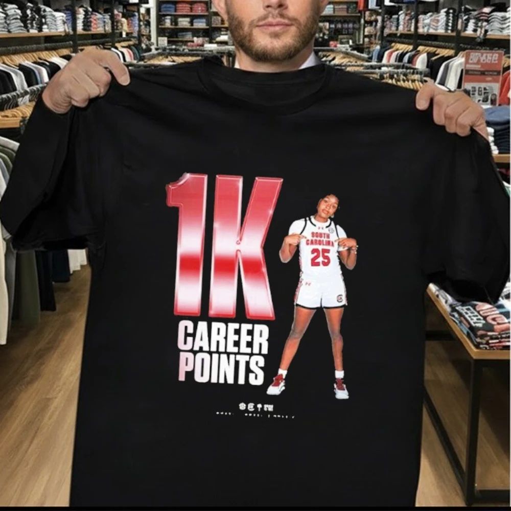 Congrats Raven Johnson To South Carolina Gamecocks Reaching 1000 Career Points Shirt