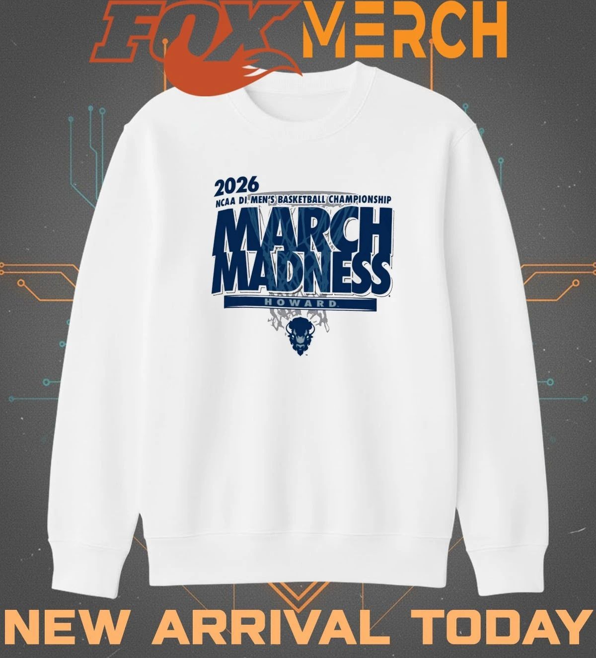Howard Bison 2026 NCAA DI Men’s Basketball Championship March Madness t-shirt