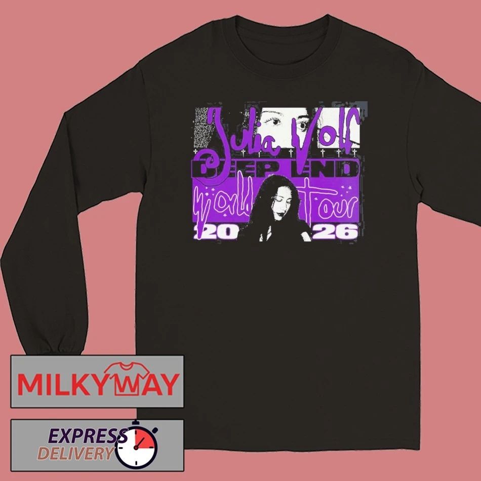 Julia Wolf Deep End World Tour 2026 North America UK And EU Schedule Dates Two Sided T-Shirt