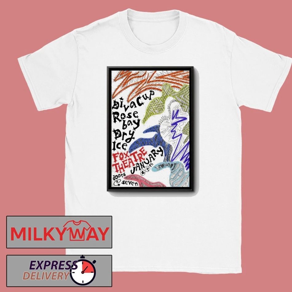 Diva Cup With Rosebay And Dry Ice Boulder CO On Jan 24 2026 Tour Poster shirt