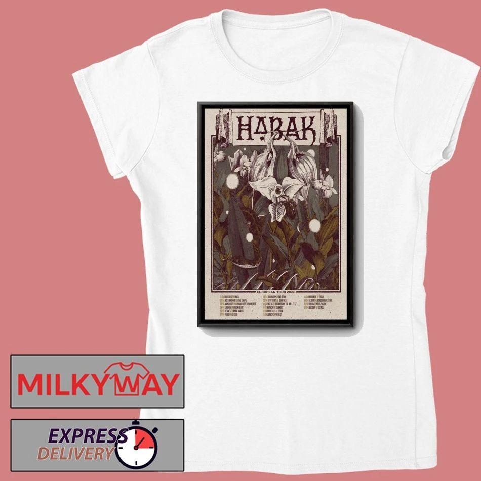 Habak Tour EU 2026 Poster shirt