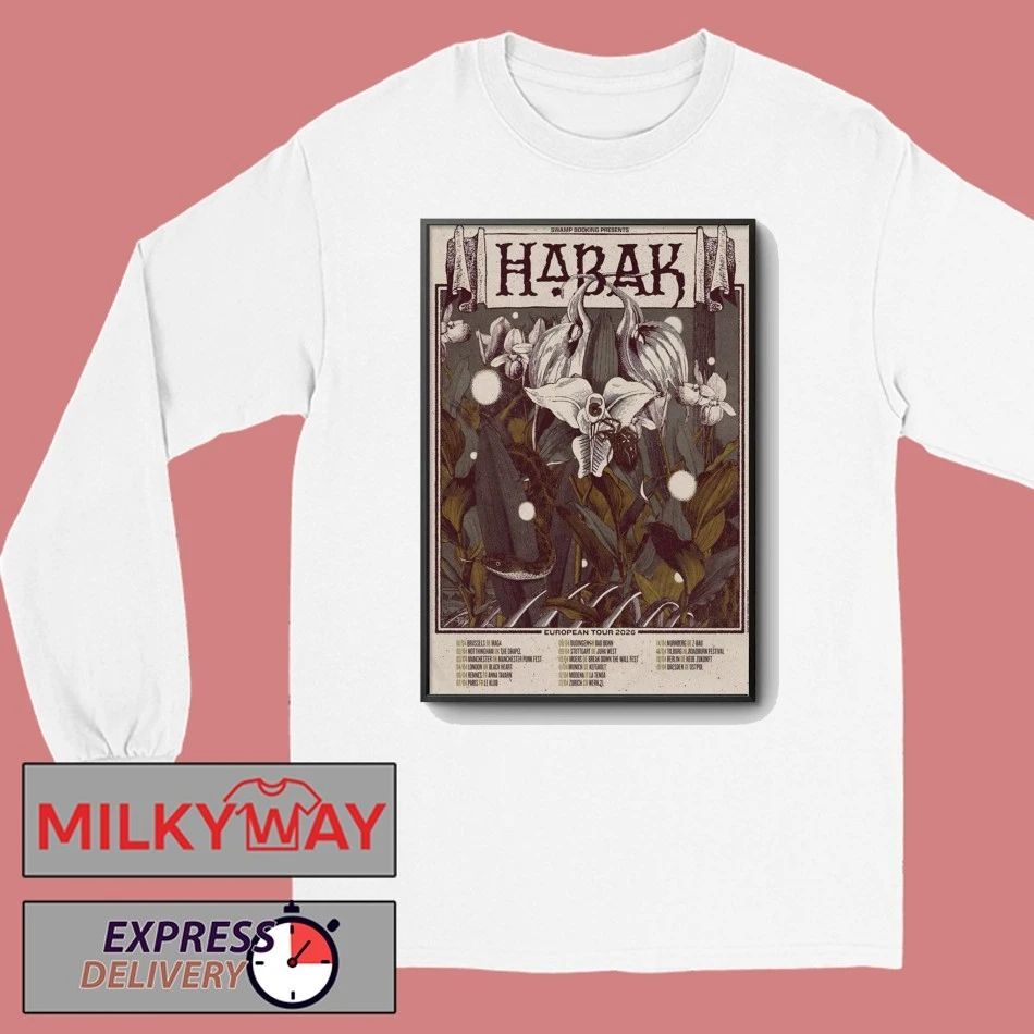 Habak European 2026 Tour poster T-Shirt