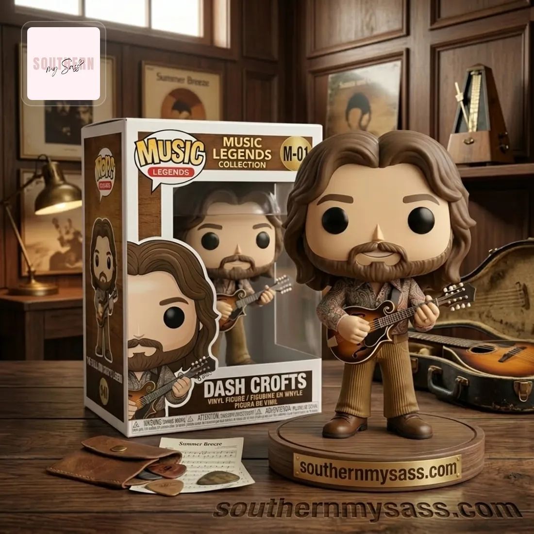 Dash Crofts Funko Pop Music Legends Collection M-01 Pop Figure Doll