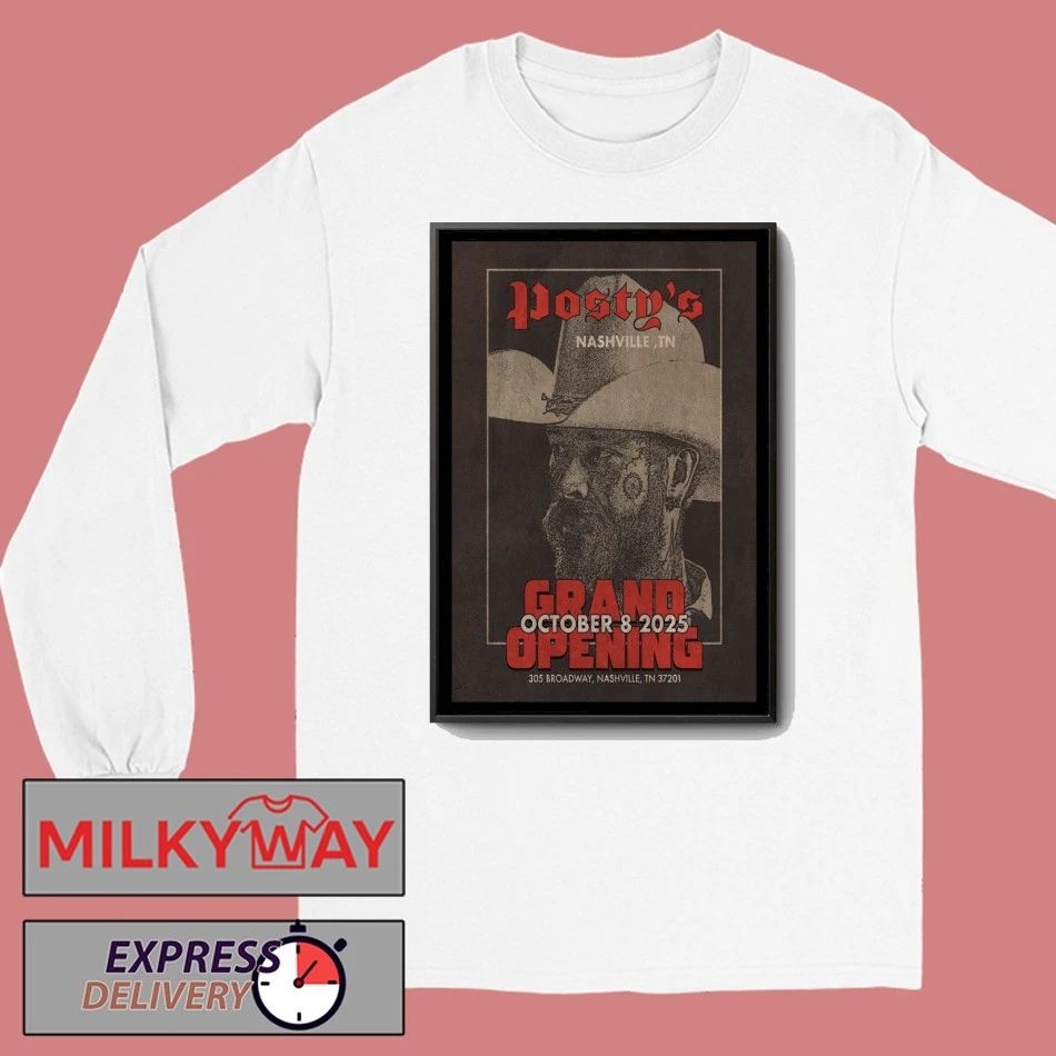 Post Malone Posty’s Bar in Nashville, TN October 8, 2025 Poster shirt